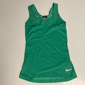 Green Nike Dri-Fit Tank